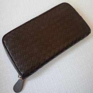 Bottega Veneta long zip wallet